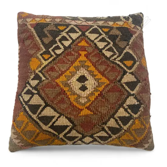 A wool/cotton cushion,